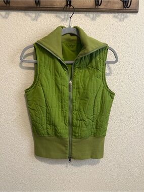 Columbia  Quilted Lime Green Vest